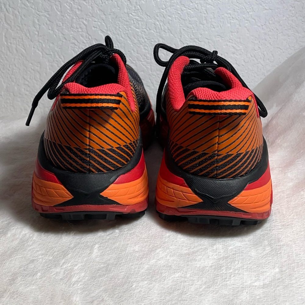 Hoka One One Evo Mafate 2 Black Poppy Running Shoes - Picture 3 of 6